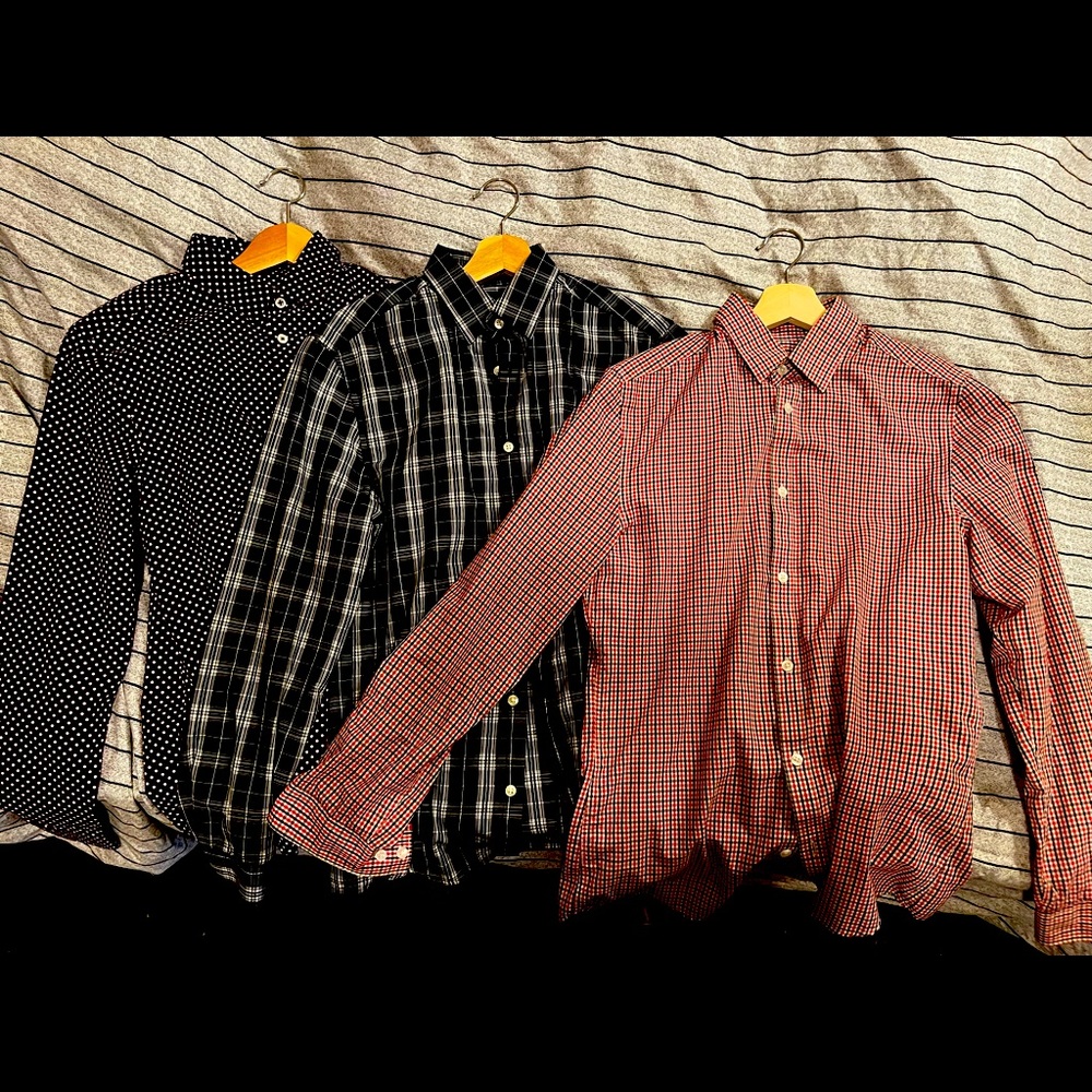 3 H&M button ups